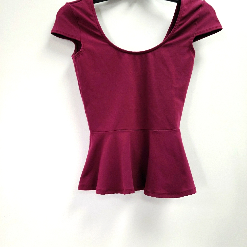Bebe Peplum Top